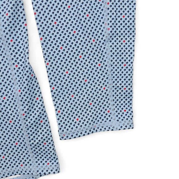 NEW 1764 Iconic 1/4 Zip Golf Pullover Men's XL Blue Red Geometric Performance - Picture 5 of 7